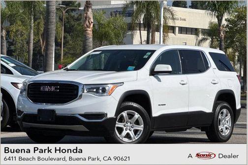 Summit White 2019 GMC Acadia SLE-1