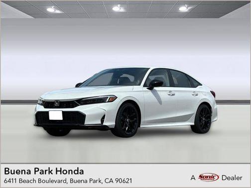 Platinum White Pearl 2026 Honda Civic Sport