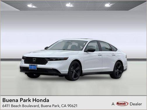 Frostline White Pearl 2026 Honda Accord Hybrid Sport-L