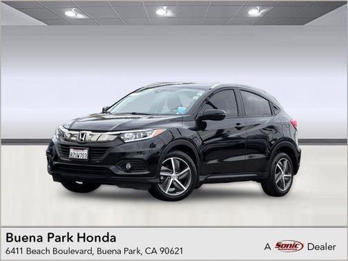 Crystal Black Pearl 2022 Honda HR-V EX