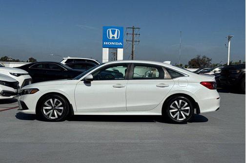 Platinum White Pearl 2023 Honda Civic LX