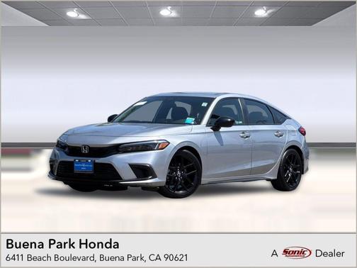 Lunar Silver Metallic 2024 Honda Civic Sport