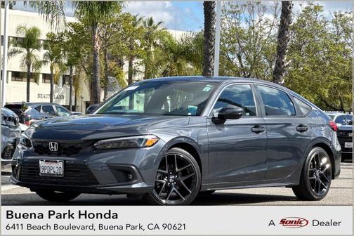 Gray 2024 Honda Civic Sport Touring