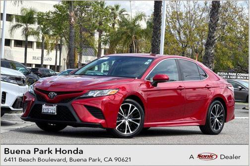 Supersonic Red 2020 Toyota Camry SE