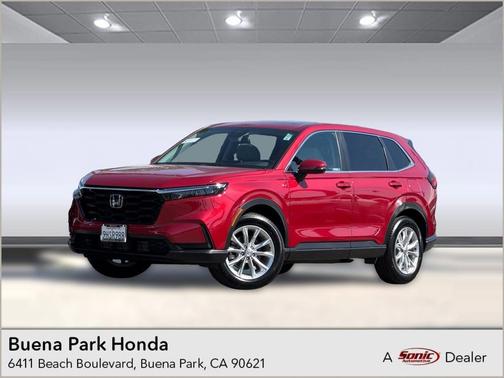 Radiant Red Metallic 2024 Honda CR-V EX AWD