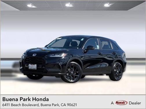 Crystal Black Pearl 2024 Honda HR-V 2WD Sport