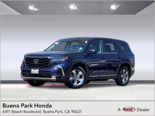 Obsidian Blue Pearl 2023 Honda Pilot 2WD EX-L 7 Passenger