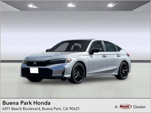 Solar Silver Metallic 2026 Honda Civic Sport