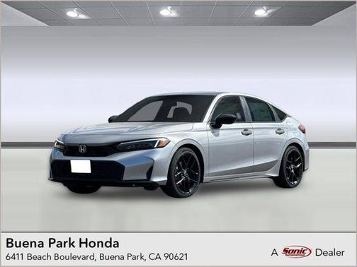 Solar Silver Metallic 2026 Honda Civic Sport