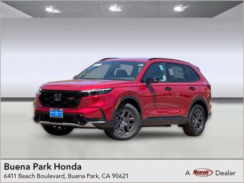 Radiant Red Metallic 2026 Honda CR-V Hybrid TrailSport AWD