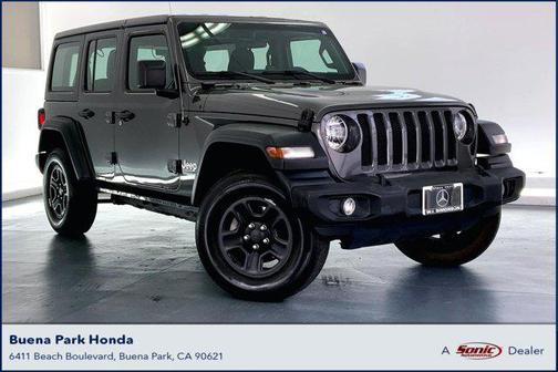 Granite Crystal Metallic Clearcoat 2019 Jeep Wrangler Unlimited Sport