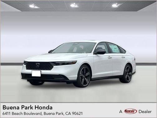 Platinum White Pearl 2026 Honda Accord Hybrid Sport