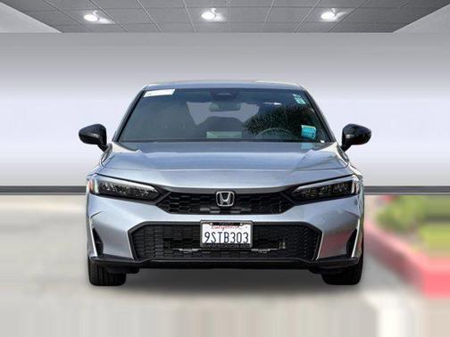 Solar Silver Metallic 2025 Honda Civic Sport