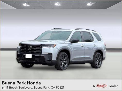 Solar Silver Metallic 2026 Honda Pilot Sport