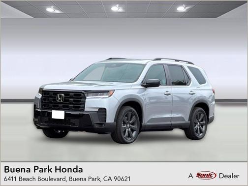 Solar Silver Metallic 2026 Honda Pilot Sport