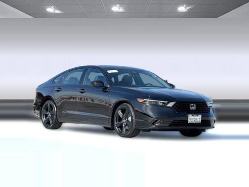 Crystal Black Pearl 2025 Honda Accord Hybrid Sport-L