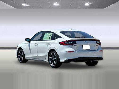 Platinum White Pearl 2026 Honda Civic Hybrid Sport Touring