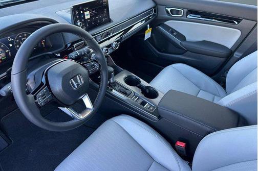 Platinum White Pearl 2026 Honda Civic Hybrid Sport Touring