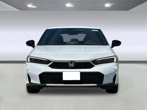 Platinum White Pearl 2026 Honda Civic Hybrid Sport Touring