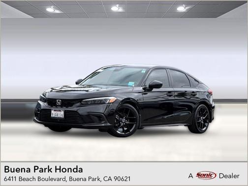 Crystal Black Pearl 2024 Honda Civic Sport