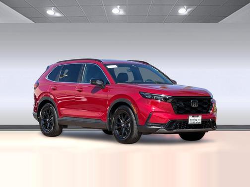 Radiant Red Metallic 2025 Honda CR-V Hybrid Sport FWD