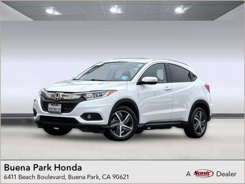 Platinum White Pearl 2022 Honda HR-V EX