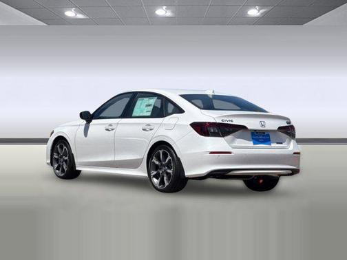Platinum White Pearl 2026 Honda Civic Hybrid Sport