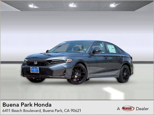 Meteorite Gray Metallic 2026 Honda Civic Sport
