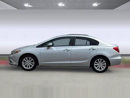 Silver 2012 Honda Civic EX-L