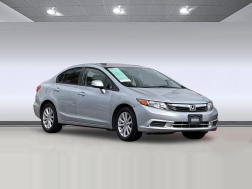 Silver 2012 Honda Civic EX-L