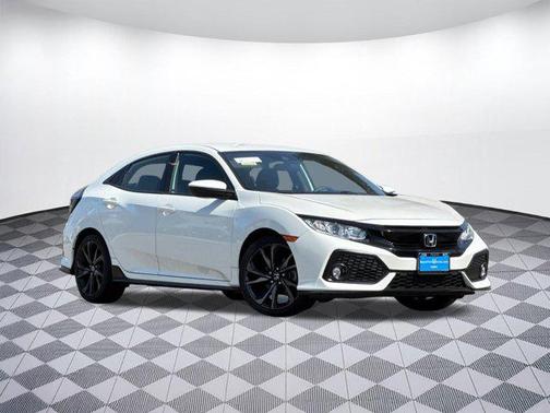 White Orchid Pearl 2019 Honda Civic Sport