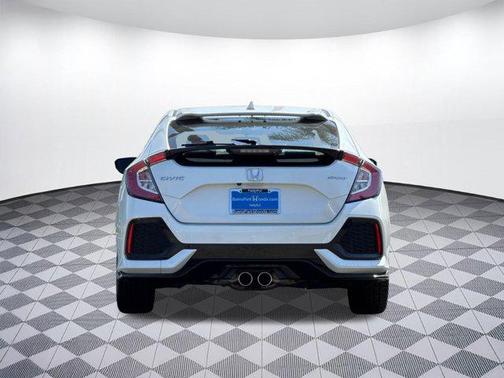 White Orchid Pearl 2019 Honda Civic Sport