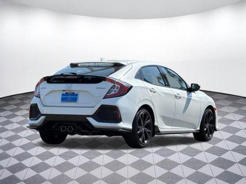 White Orchid Pearl 2019 Honda Civic Sport
