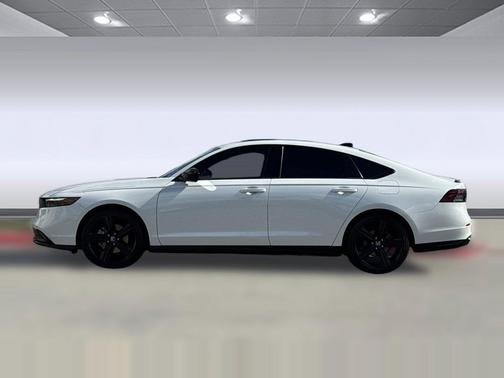 Platinum White Pearl 2025 Honda Accord Hybrid Sport-L