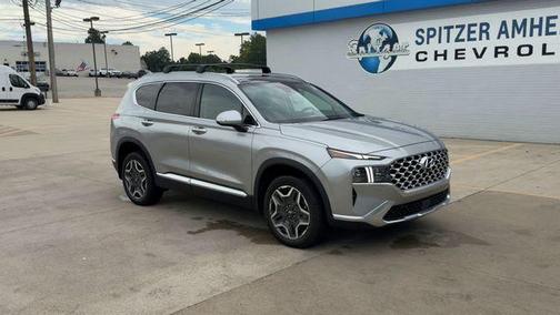 Shimmering Silver 2023 Hyundai SANTA FE Limited