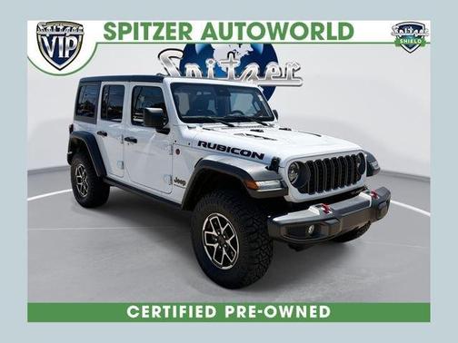 Bright White Clearcoat 2024 Jeep Wrangler Rubicon