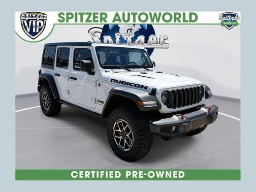 Bright White Clearcoat 2024 Jeep Wrangler Rubicon