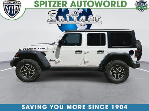 Bright White Clearcoat 2024 Jeep Wrangler Rubicon