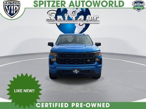 Rip Tide Blue 2025 Chevrolet Silverado 1500 Custom