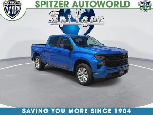 Rip Tide Blue 2025 Chevrolet Silverado 1500 Custom