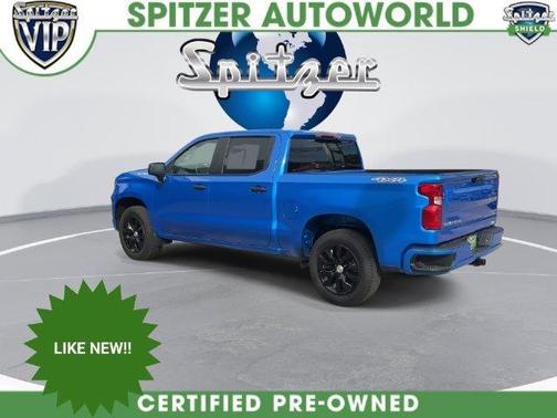 Rip Tide Blue 2025 Chevrolet Silverado 1500 Custom