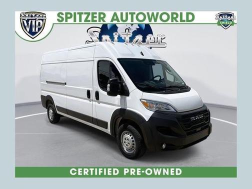 Bright White Clearcoat 2025 RAM ProMaster 3500 High Roof
