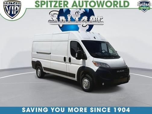Bright White Clearcoat 2025 RAM ProMaster 3500 High Roof