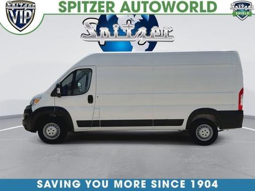 Bright White Clearcoat 2025 RAM ProMaster 3500 High Roof