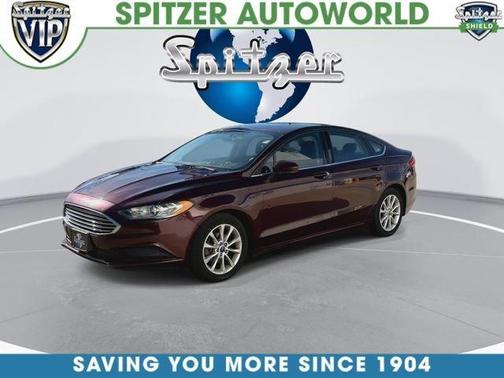 Burgundy 2017 Ford Fusion SE