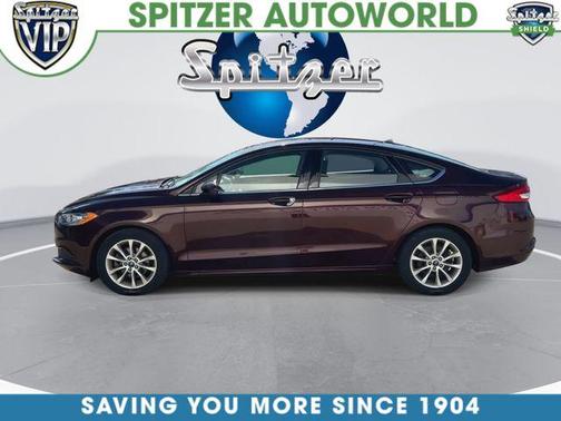 Burgundy 2017 Ford Fusion SE
