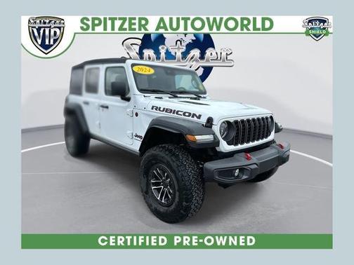 Bright White Clearcoat 2024 Jeep Wrangler Rubicon