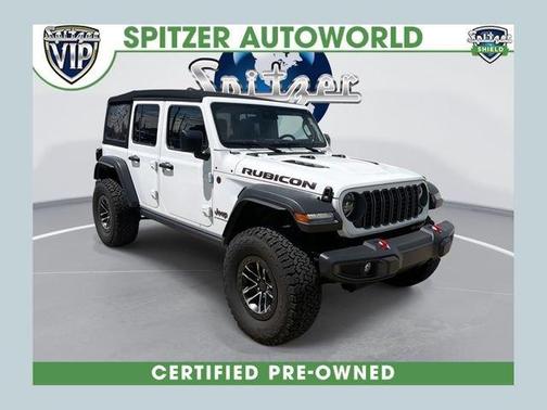 Bright White Clearcoat 2024 Jeep Wrangler Rubicon