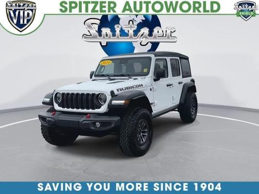 Bright White Clearcoat 2024 Jeep Wrangler Rubicon