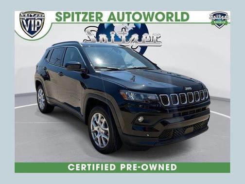 Diamond Black 2023 Jeep Compass Latitude Lux